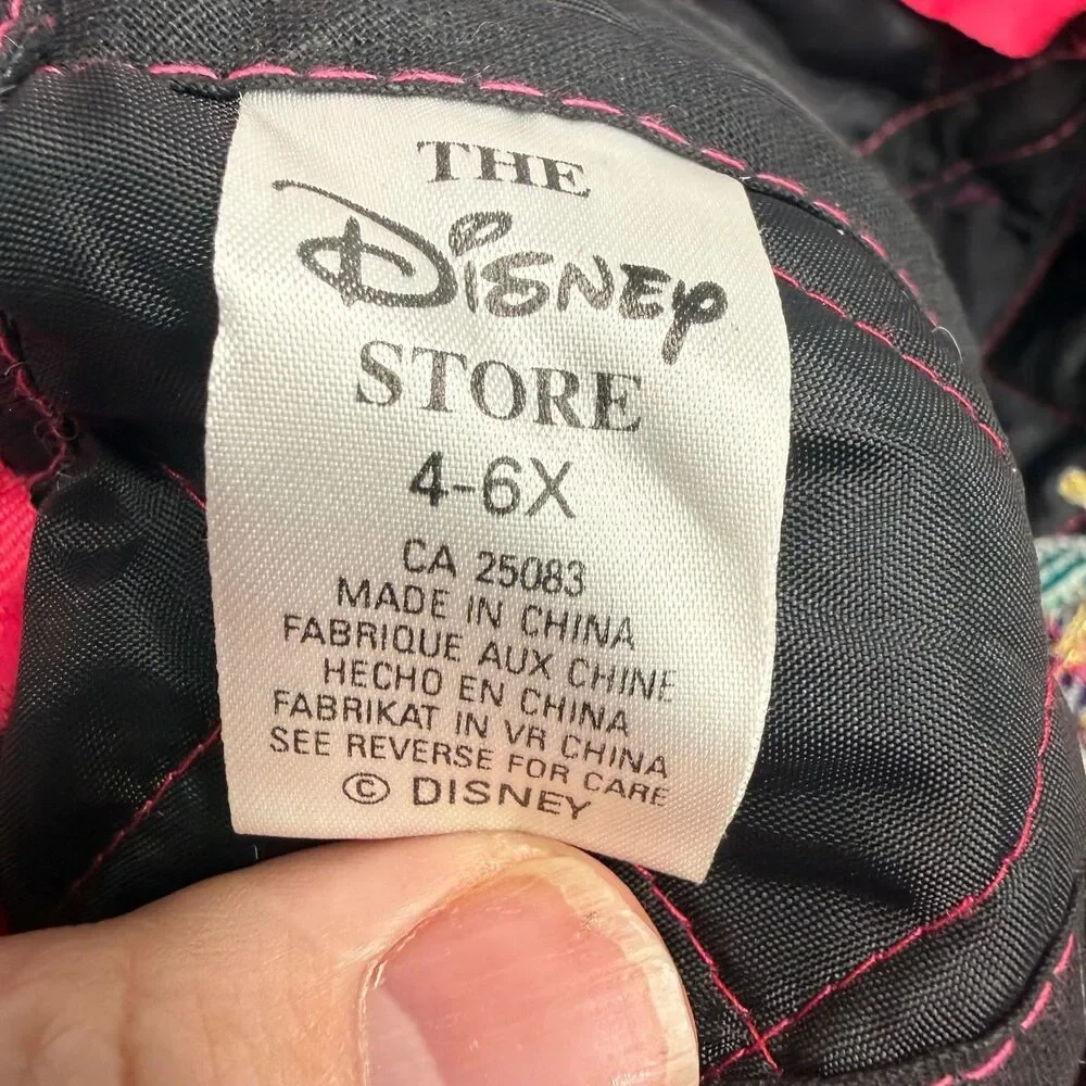 Minnie Mouse Glamour Vintage Quilted Disney Store Hat Cap Pink Satin 4-6X